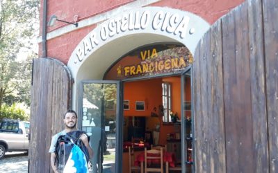 In viaggio sulla Francigena. Il nostro Jacopo al Passo della Cisa, direzione Toscana