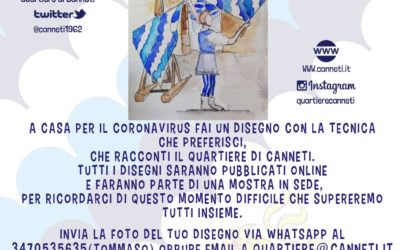 Disegno il mio Quartiere. Da venerdì 3 aprile #iorestoacasa e combatto il Coronavirus con un disegno dei Canneti