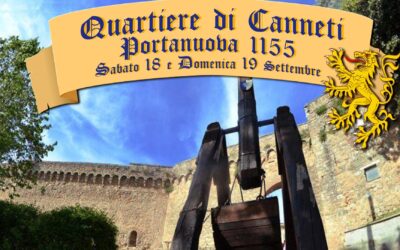 Ecco PORTANUOVA 1155, simbolo di ripartenza. Tornano a sventolare le bandiere dei Canneti il 18 e 19 settembre a San Quirico d’Orcia