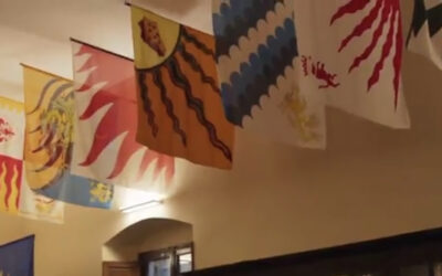 Canneti, i nostri colori risplendono nella Sala della Bandiera di Bibbiena