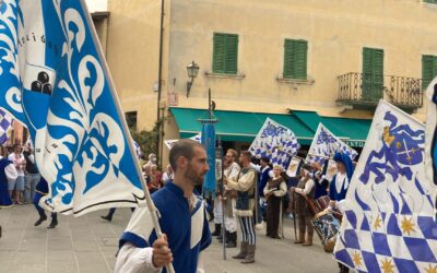 Il Bianco e l’Azzurro 2023: la 20esima edizione festa medievale Canneti dal 9 all’11 giugno a San Quirico d’Orcia