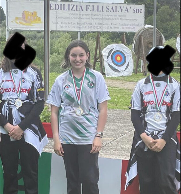 Tiro con l’arco: Adele vince gara interregionale. I complimenti dei Canneti