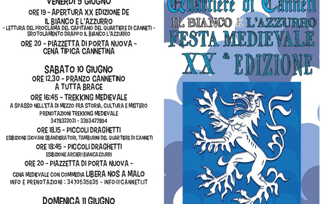 Il Bianco e l’Azzurro 2023: un grazie a tutti nostri partner sostenitori