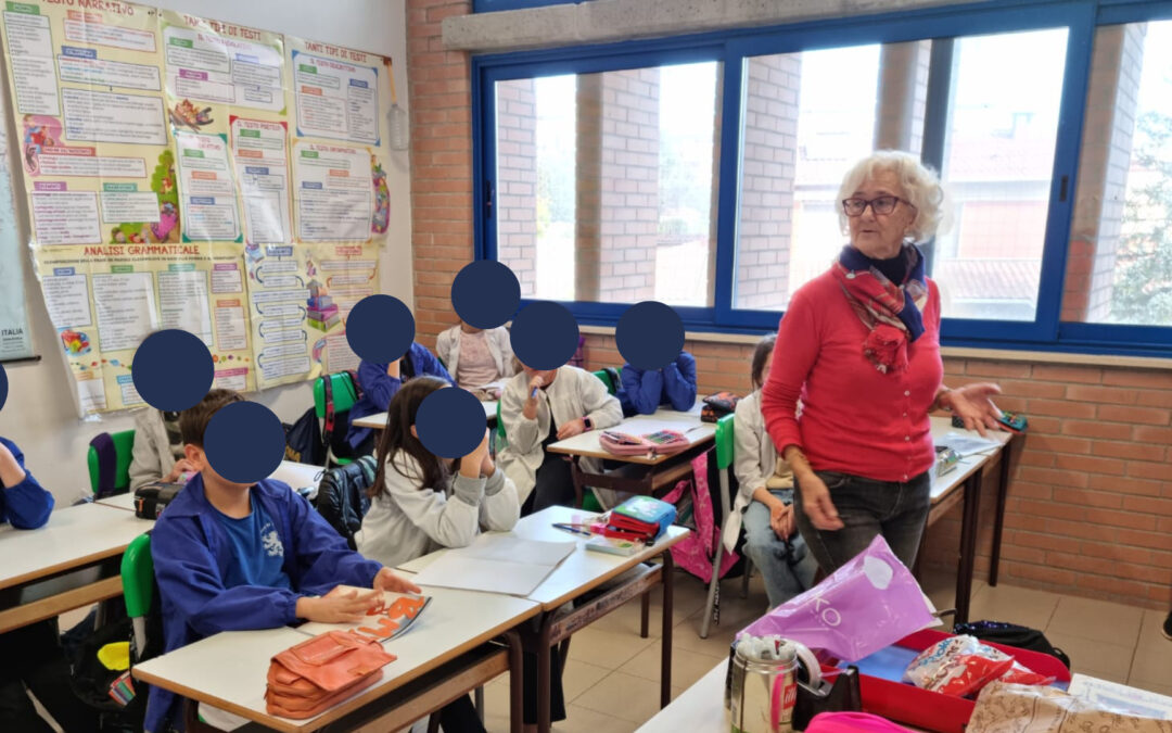 Progetto Barbarossa alla scuola elementare: la cucina medievale dei Canneti raccontata agli alunni