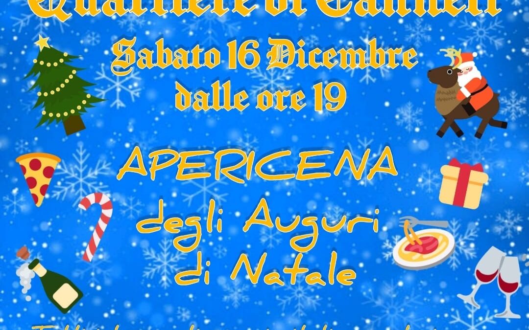 Auguri cannetini di fine anno: sabato 16 dicembre, dalle 19 in poi
