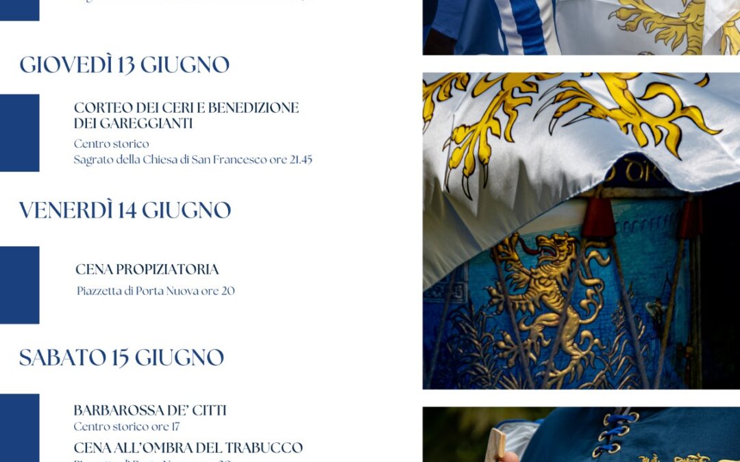 Festa del Barbarossa 2024: il programma dei Canneti dal 12 al 16 giugno