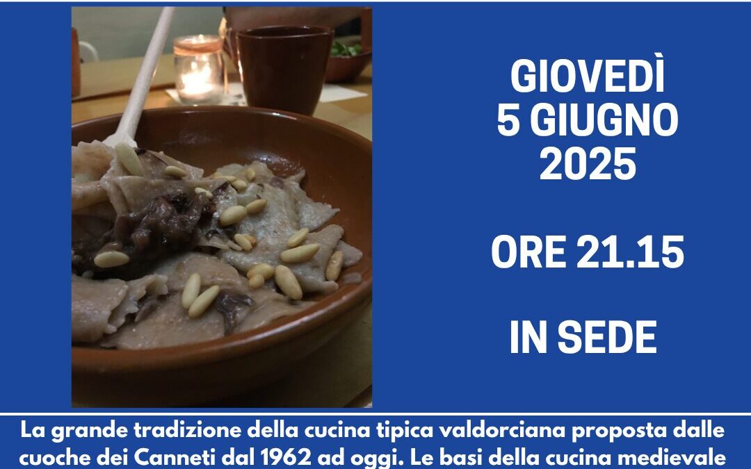 La cucina dei Canneti. Workshop Il Bianco e l’Azzurro, giovedì 5 giugno