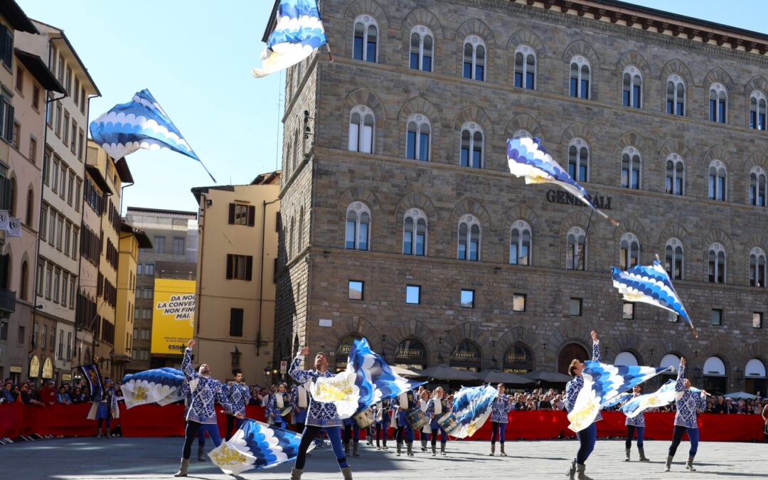 Trofeo Marzocco 2026: i VIDEO delle esibizioni dei Canneti a Firenze in Piazza della Signoria